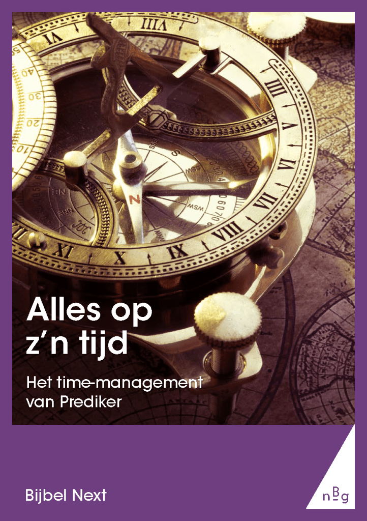 Alles op z’n tijd